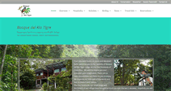 Desktop Screenshot of bosquedelriotigre.com